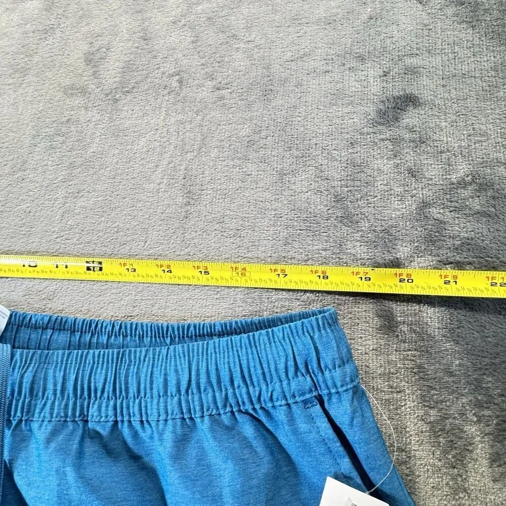 NWT Dip Sz XL 4 Way Stretch Board Shorts Mens XL Teal Blue Swim Trunks